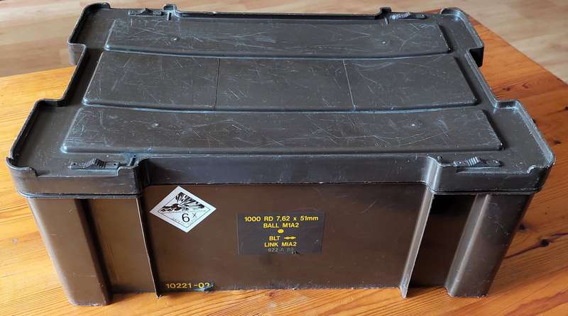SADF - Ammo case with lid (Plastic)