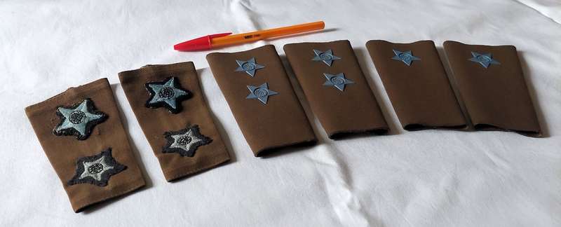 SAAF - Second and full Lieutenant officer's military rank (Old insignia and rank prior to 2002)