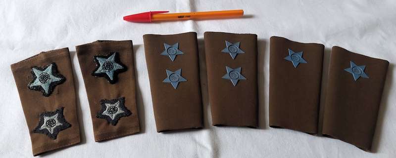 SAAF - Second and full Lieutenant officer's military rank (Old insignia and rank prior to 2002)