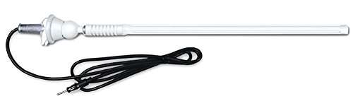 Dual MAR16W Marine Flexible Mast AM/FM Antenna White
