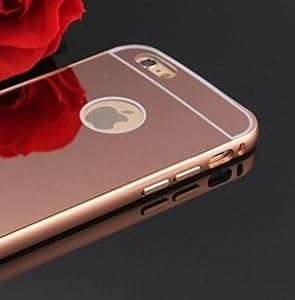 iphone 6/6s Luxury Aluminum Ultra-thin Mirror Metal Case Cover (iphone 6/6s, Rose Gold)