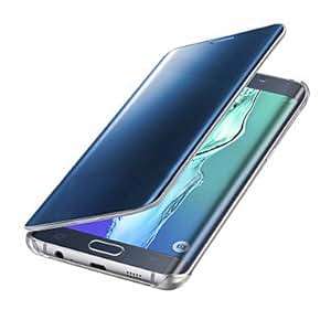 Beautiful Cases Covers Luxury Clear View Mirror Flip Smart Case Cover For Samsung Galaxy S7 Edge