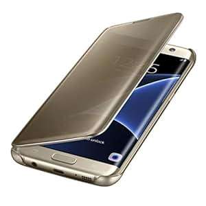 Galaxy S7 Edge Case, Culater Luxury Mirror Slim Case Cover For Samsung Galaxy S7 edge (Gold )