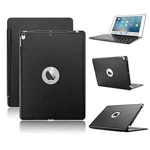KVAGO Ultra-Thin Apple iPad Pro 10.5 Keyboard Case/Cover with 7 colors backlight Wireless Bluetooth