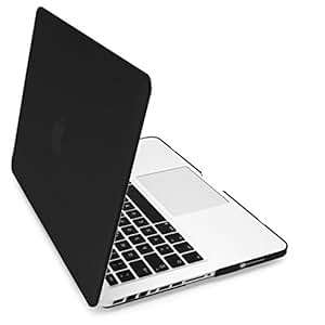 MyGadget Hard Case Matte Shell Cover Apple MacBook Pro 13 CD (Macbook 13 Pro Case)(MatteBlack)