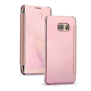 Samsung Galaxy S7 Edge Case, XMTIKO Mirror Clear View Window Flip Case For Samsung Galaxy S7 Edge (