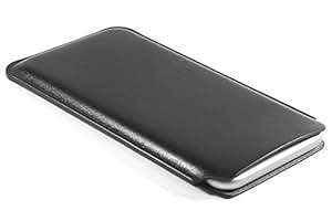 CushCase iPhone 8/7/6S/6 Leather Case Pouch Sleeve 4.7 Genuine Leather Black