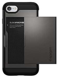 SPIGEN Armor CS Slim Fit Dual Layer Protective Wallet Cover Case with Card Slot Holder for Apple iP