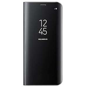 ZJstyle Mirror Clear View Standing Case for Samsung Galaxy S8 Plus Galaxy S8 Plus Protective Case