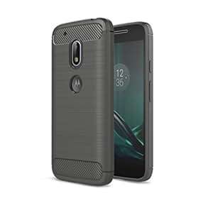 Motorola Moto G4/G4 Plus 5.5 Case Black Simpeak Premium Rugged Protector Back Case for Moto G4/G4