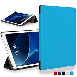Forefront Cases Samsung Galaxy Tab A 10.1 with S Pen SM-P580 Leath (Tab A 10.1 with S Pen)(SKY BLUE)