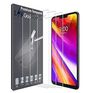 LK 3 Pack LG G7 Screen Protector Tempered Glass Lifetime Replacements Warranty Screen Protector
