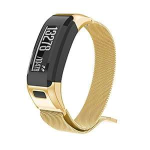 Smart Watch Strap Tool Garmin VIVO Smart HR VNEIRW M (Fits 6.29-8.07inches wrist)(Gold)