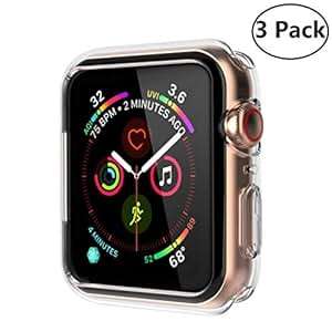 Nikay Apple Watch Series 4 Case 44mm 3 Pack Soft TPU Protective Cover Bumper Case iWatch Series