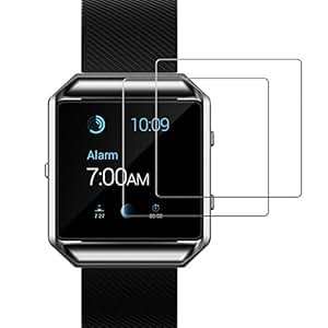 Fitbit Blaze Screen Protector JETech 2-Pack Premium Tempered Glass Screen Protector for Fitbit Blaze