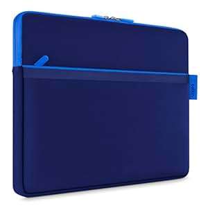 Belkin Neoprene Sleeve Case with Storage Pocket for 12in Microsoft Surface Pro Blue