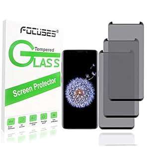 Focuses Samsung S8 Screen Protector 3 Pack S8 Privacy Screen Protector 3D Curved Anti-Scratch Free