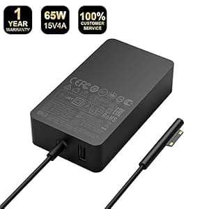 Charger Surface Pro 3/4/5 65W 15V 4A AC Power Supply Adapter Microsoft Surface Book Surface