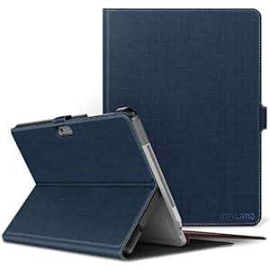 INFILCase Microsoft Surface GO 10 Slim Front support Cover Pen Slot Compatible (Navy)
