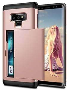 Coolden Galaxy Note 9 Case Armor Shockproof Case Galaxy Note 9 Wallet Case Cover Protective Case Rub