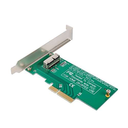 Aneew PCIe SSD Adapter Card for MacBook Air and Pro Retina 2013 or Later; HDD Co