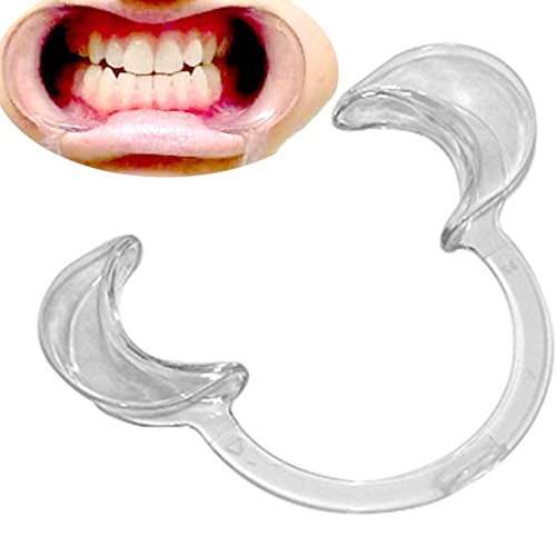 10 Pack (S&M) Dental Cheek Retractor Mouth Opener for Speak Out/Watch Ya Mouth Game - C-Shape Teeth
