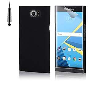 32nd Hard Shell Protective Case Cover for BlackBerry Priv, including touch stylus - Black