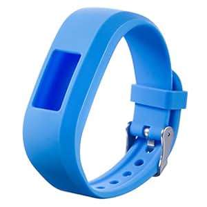 Baodanjiayou Silicone Watch BStrap Replacement Garmin Vivofit JR JR2 Junior Fitne (Sky Blue)