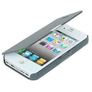 iPhone 4s Case iPhone 4 case MTRONX Magnetic Ultra Folio Flip Slim Leather Twill Case Cover Pouch