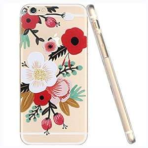 iPhone 6 Case, iPhone 6S Clear Cover, UCMDA Ultra Thin Crystal TPU Gel [Anti-Scratch] Silicone Back