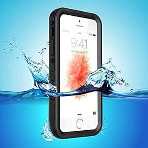 iPhone SE Waterproof Case, iThrough 6.6ft/2M Underwater Case for iPhone 5S , Dust Proof, Snow Proo