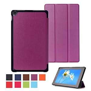 Cover Fire HD 8 Premium PU Leather Smart Case Back Cover Flip Folio Case Fire HD