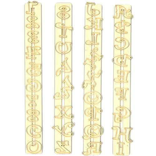 FMM Cutter Chunky Funky Upper Case Caps Letter Cake Icing Fondant Cutting Tool