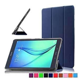 Infiland Samsung Galaxy Tab A 9.7 Case Cover Ultra Slim Lightweight Smart Shell Stand Cover f (Navy)