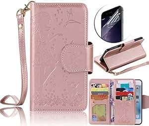 Samsung Galaxy S7 Edge Case,Sunroyal Magnetic Flip Case for Samsung Galaxy S7 Edge,Wallet Case with