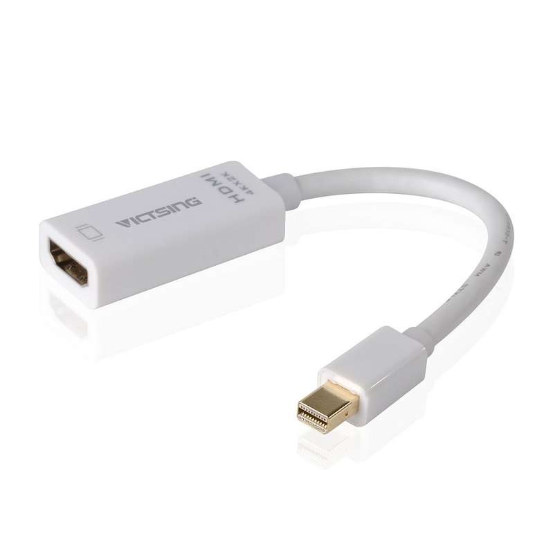 [Upgraded Version/4Kx2K] VicTsing High Resolution 4Kx2K Thunderbolt Mini Displayport DP to HDMI HDTV