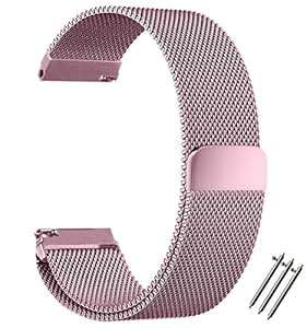 Milanese Watch Band MaKer Stainless Steel Milanese Magnetic Loop Strap for SAMSUNG HuaWei ASUS MOTO