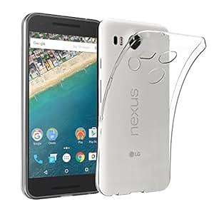 LG Nexus 5X Case, EasyAcc LG Nexus 5X Soft TPU Case Crystal Clear Transparent Slim Anti Slip Case B