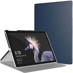 MoKo Microsoft New Surface Pro 2017/Surface Pro 4 Case Slim Lightweight Smart-shell Stand Cover