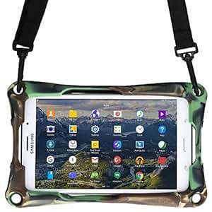 7 in tablet case COOPER TROOPER 2K Shoulder Strap Rugged Heavy Duty Tough Bumper Protec (Military)