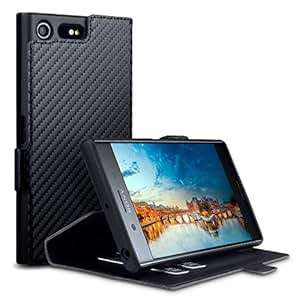 TERRAPIN Xperia XZ Premium Case Sony Xperia XZ Premium Leather Case Wallet Flip Cover Ultra Slim Fit