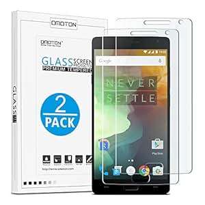 2 Pack OnePlus 2 Screen Protector OMOTON Tempered Glass Screen Protector for OnePlus 2 2015 Released