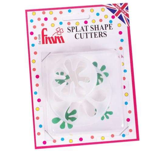 FMM Cutter Splat Paint Icing Fondant Cut Out Art Artist Shape Cake Decoration