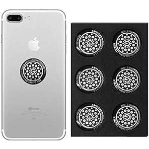 EMF Stickers Anti Radiation Protector EMR Protection Blocker EMF Neutralizer (Sliver G Ground 6pcs)