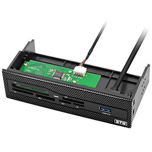 5.25 SD Card Reader; AQQEF Internal Card Reader For Computer With USB3.0/SD/Micr