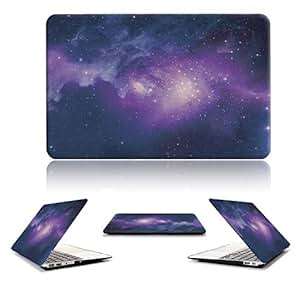 tinxiMacbook Air 13 3 Case Two-piece matte rubberized Hard Case for Apple (Macbook Air 13.3)(stars)