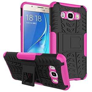 Samsung Galaxy J5 2016 Case Stylish Heavy Duty Shock Proof Armour Dual Protection Case Cover with B