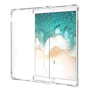 MoKo Case for iPad Pro 10.5 MoKo CLEAR GRIP Shockproof Soft Flexible Transparent TPU Back Cover fo