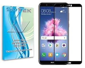 Huawei P Smart Full Glass Screen Protector SDTEK Premium Tempered Glass Screen Protector Huawei