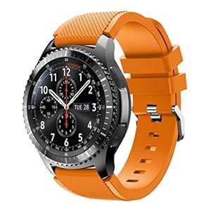 Gosuper Soft Silicone Sport Replacement Strap for Samsung Gear S3 Frontier/S3 Classic Smart Watch